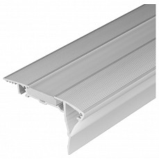 Профиль для ступеней arlight alu-stair-dk-2000 anod-frost 015473