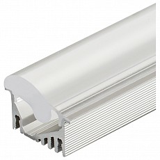 Профиль встраиваемый arlight alu-asymetric-2000 anod-frost lens 019270