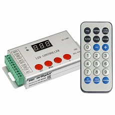 Контроллер-регулятор цвета rgbw с пультом ДУ arlight hx-802s 022992