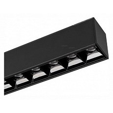 Встраиваемый светильник arlight mag-laser-45-l320-12w warm3000 (bk, 15 deg, 24v) 026937