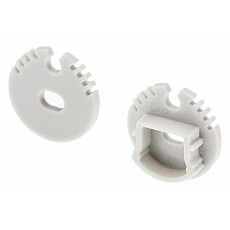 Набор заглушек для профиля с отверстием arlight pvc 040664