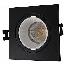 Встраиваемый светильник denkirs rodvig dk3071-bk-wh