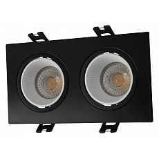 Встраиваемый светильник denkirs rodvig dk3072-bk-wh