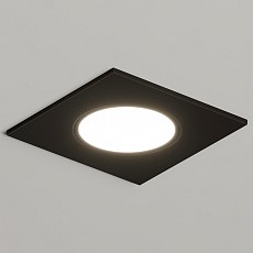 Встраиваемый светильник denkirs port dk3102-bk