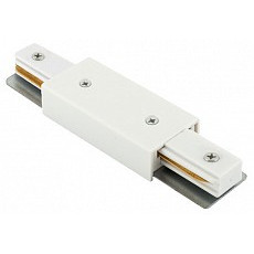 Соединитель линейный для треков denkirs dk track white tr1008-wh