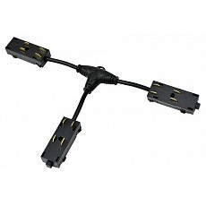 Токопровод t-образный центральный denkirs smart uni tr2115-bk