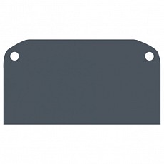 Заглушка для профиля denkirs tr3050 tr3052-al