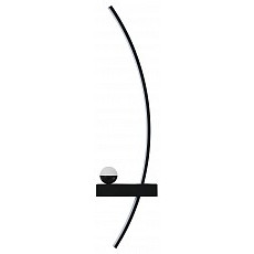 Бра escada ray 10220-2led black r