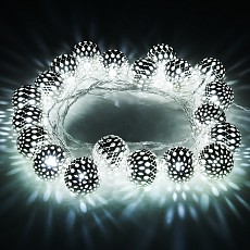 Гирлянда Супернить eurosvet 400-003 400-003 хром-белый с эффектом мерцания