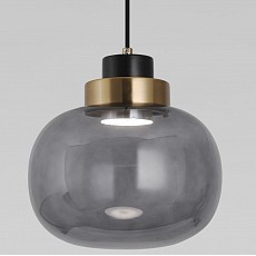 Подвесной светильник eurosvet jeffry 50241-1 led дымчатый