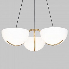 Подвесная люстра eurosvet emisfero 50083-3 led золото