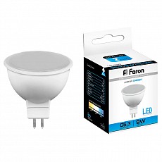 Лампа светодиодная feron lb-560 gu5.3 9Вт 6400k 25841
