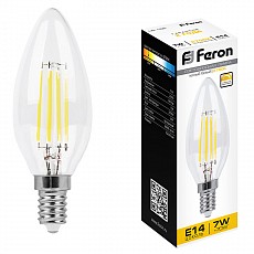 Лампа светодиодная feron lb-166 e14 7Вт 2700k 25870