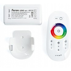 Контроллер-регулятор цвета rgb с пультом ДУ feron ld63 48030