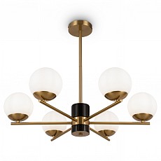 Люстра на штанге freya marble fr5230pl-06bs