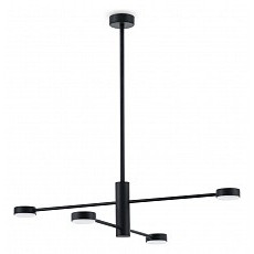 Люстра на штанге freya tactic fr5363cl-04b