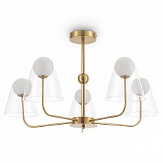 Люстра на штанге freya doublety fr5382pl-05bs