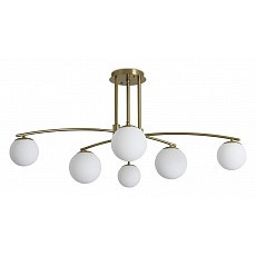 Люстра на штанге freya hanger fr5443cl-06bs
