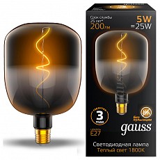 Лампа светодиодная gauss colored e2...