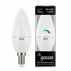 Лампа светодиодная gauss 1031 e14 7Вт 4100k 103101207-d
