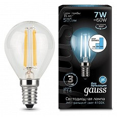 Лампа светодиодная gauss led filame...