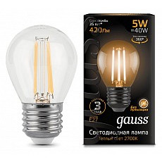 Лампа светодиодная gauss led filame...