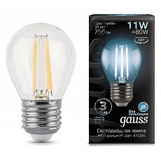 Лампа светодиодная gauss led filame...