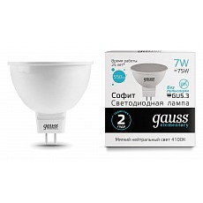 Лампа светодиодная gauss Софит gu5....