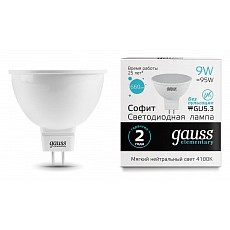 Лампа светодиодная gauss Софит gu5....