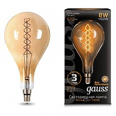 Лампа светодиодная gauss led vintag...