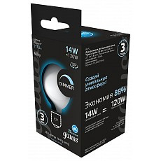 Лампа светодиодная gauss filament e27 14Вт 4100k 153202214-d