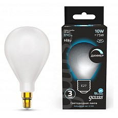Лампа светодиодная gauss filament e27 10Вт 4100k 179202210-d