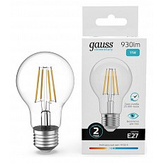 Лампа светодиодная gauss filament e...