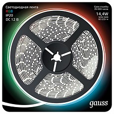 Лента светодиодная gauss gauss 312000414