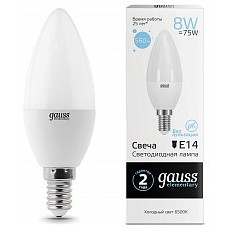 Лампа светодиодная gauss 331 e14 8В...