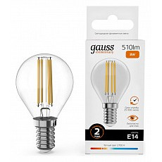 Лампа светодиодная gauss filament e...