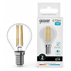 Лампа светодиодная gauss filament e...