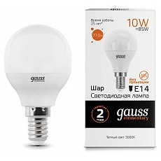 Лампа светодиодная gauss led elemen...