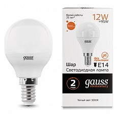Лампа светодиодная gauss led elemen...