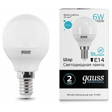 Лампа светодиодная gauss led elemen...