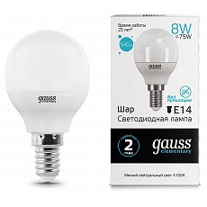 Лампа светодиодная gauss led elemen...