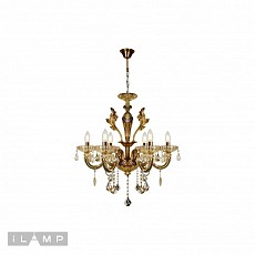 Подвесная люстра ilamp asia 81069-6 br