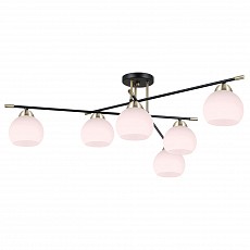 Потолочная люстра illumico il0446 il0446-6csq-24 bk ab libra