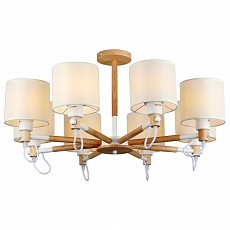 Люстра на штанге imex md.19107 md.19107-8-s-wood-wh