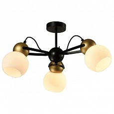 Люстра на штанге imex cleo md.22438-3-s-bk-gd
