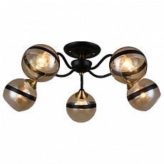 Потолочная люстра imex md.3595 md.3595-5-s coffee-fgd