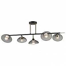 Люстра на штанге imex md.5728 md.5728-5-s-ab-bk