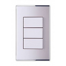 Выключатель двухклавишный imex parthenon silver wrc 2423