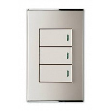 Выключатель двухклавишный с подстветкой imex parthenon gold wrc 3426