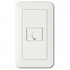 Розетка телефонная rj-11 imex 1423 wst 1423 wh